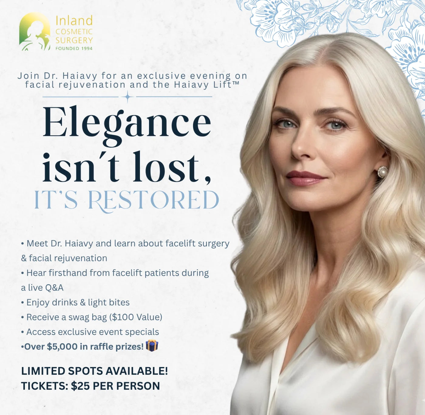 REGISTER: Facial Rejuvenation with Dr. Haiavy